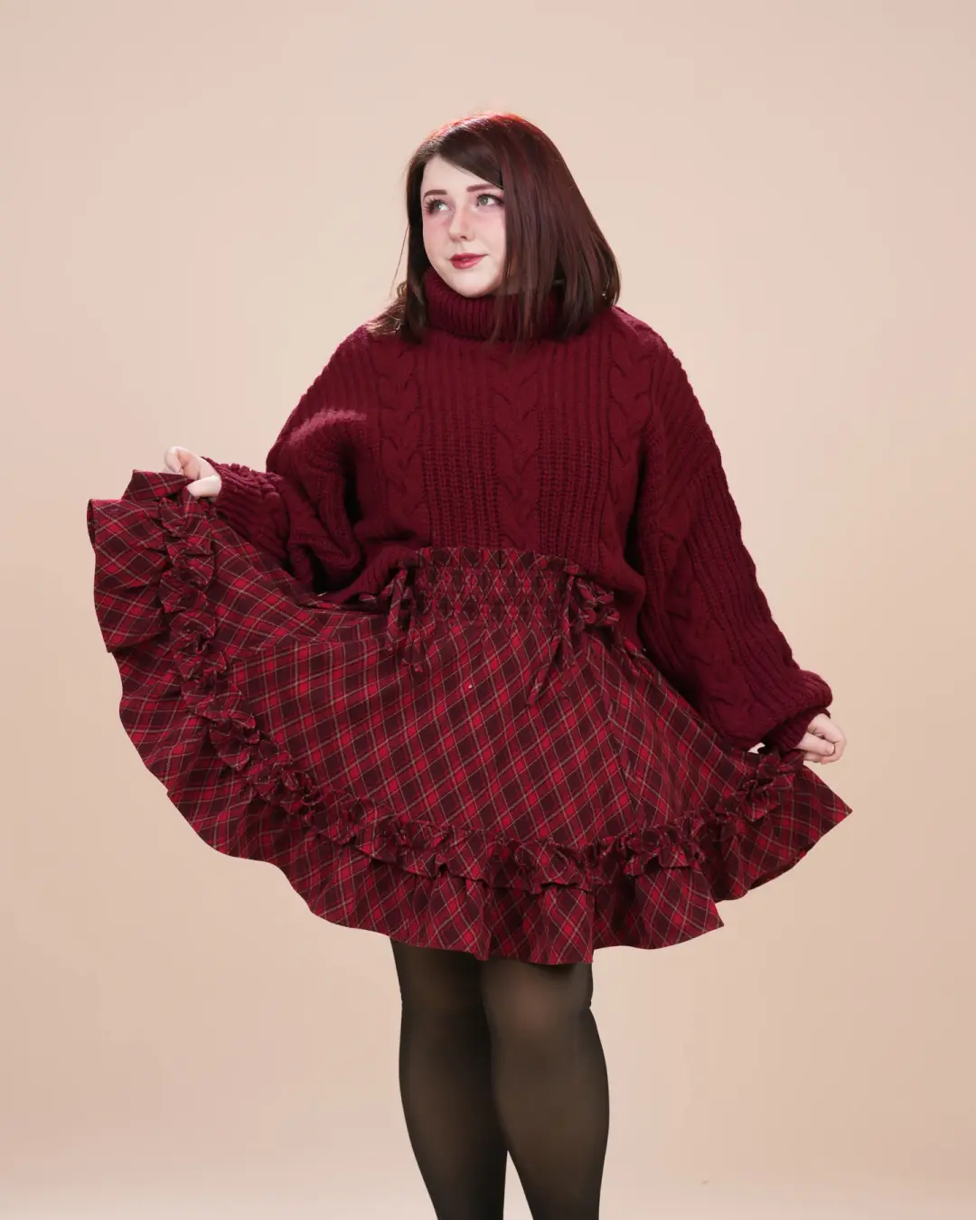 Fleur Skirt in Winter Tartan (Limited Pre-Order)
