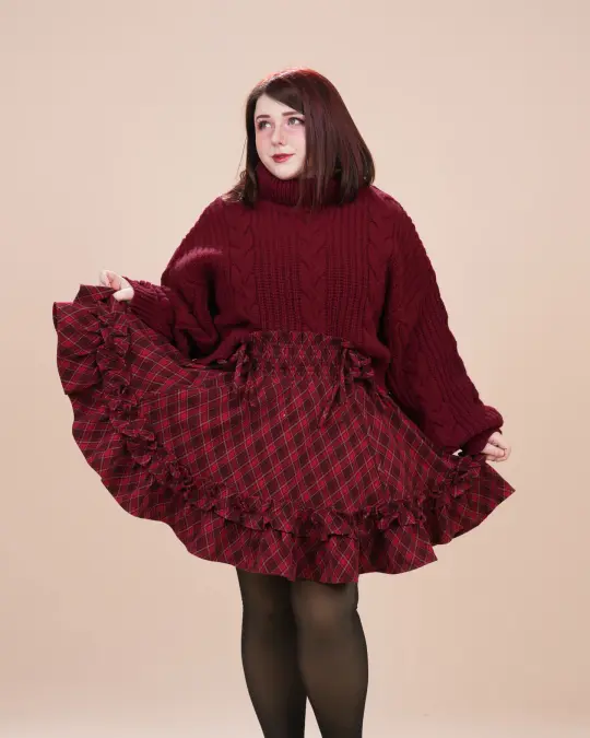 Fleur Skirt in Winter Tartan (Limited Pre-Order)