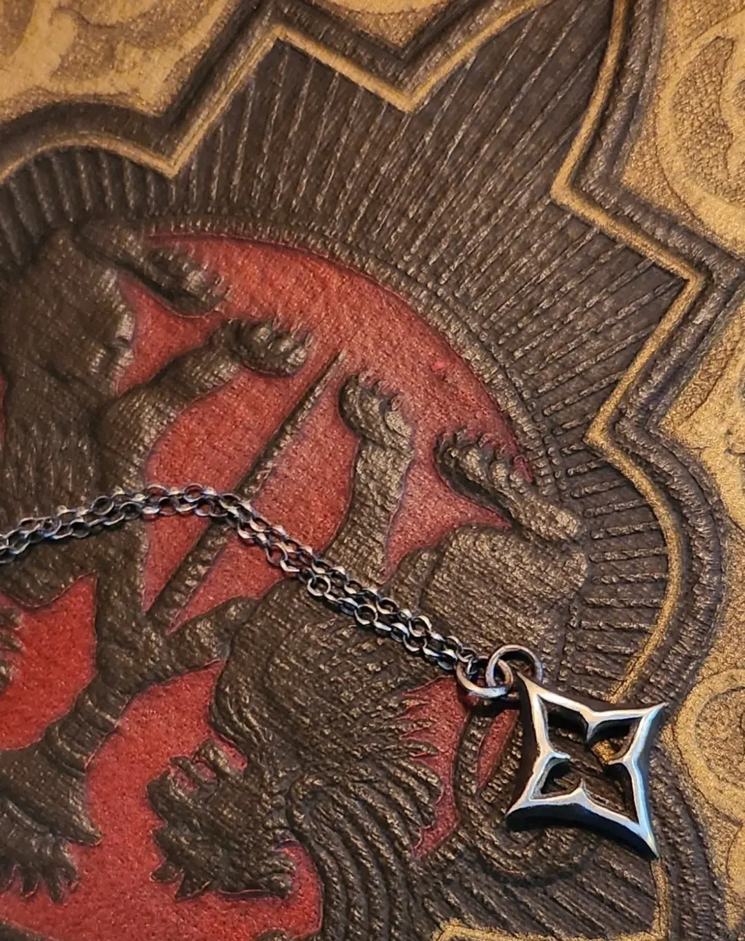 Winter Star Charm