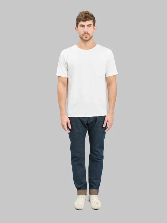 ONI Denim 622CCD-MOCA "Crushed Concrete Denim Moca Weft" 15oz Relaxed Tapered Jeans