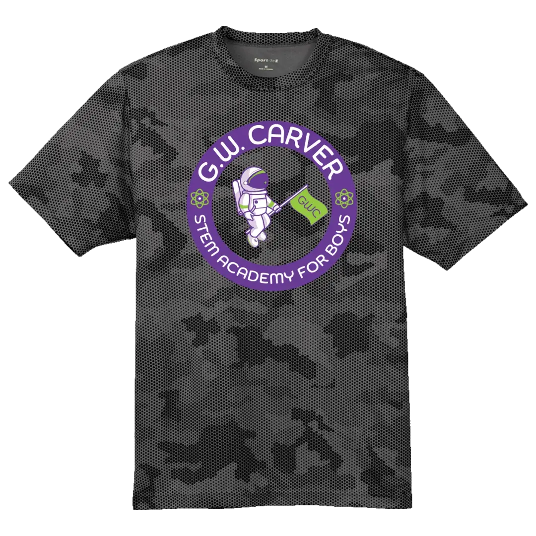 GWC STEM Academy Screen Printed ST370 Adult Sport-Tek CamoHex Tee