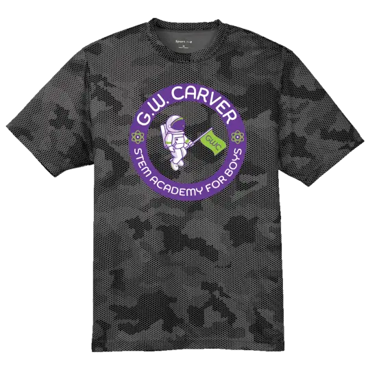 GWC STEM Academy Screen Printed ST370 Adult Sport-Tek CamoHex Tee