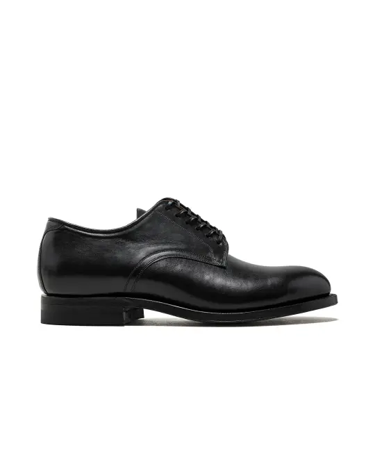 Viberg Navvy Cut Shoe Nero Kangaroo