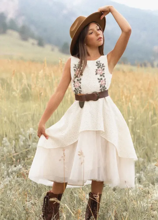 Amberlyn Dress in Cream