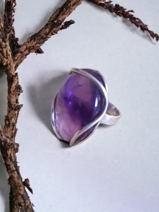 Amethyst Handmade ring