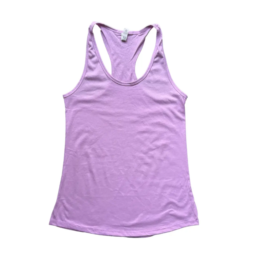 ADULT - Women's Large Lavender Racerback Tank Top