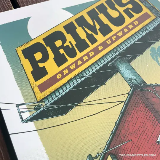 Official Primus Gig Poster - 8.2.25 show - San Diego, CA