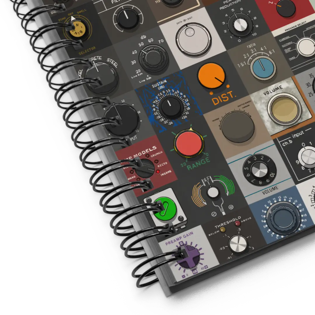 Knobs Spiral notebook