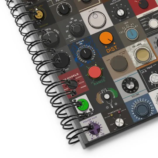 Knobs Spiral notebook