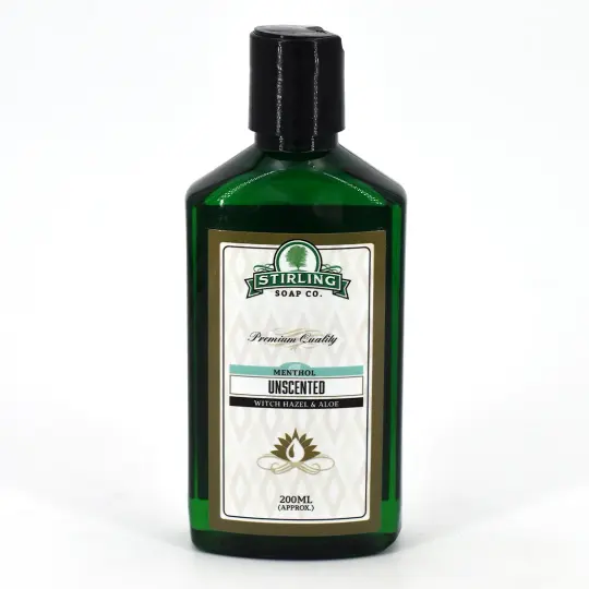 Unscented with Menthol Witch Hazel & Aloe