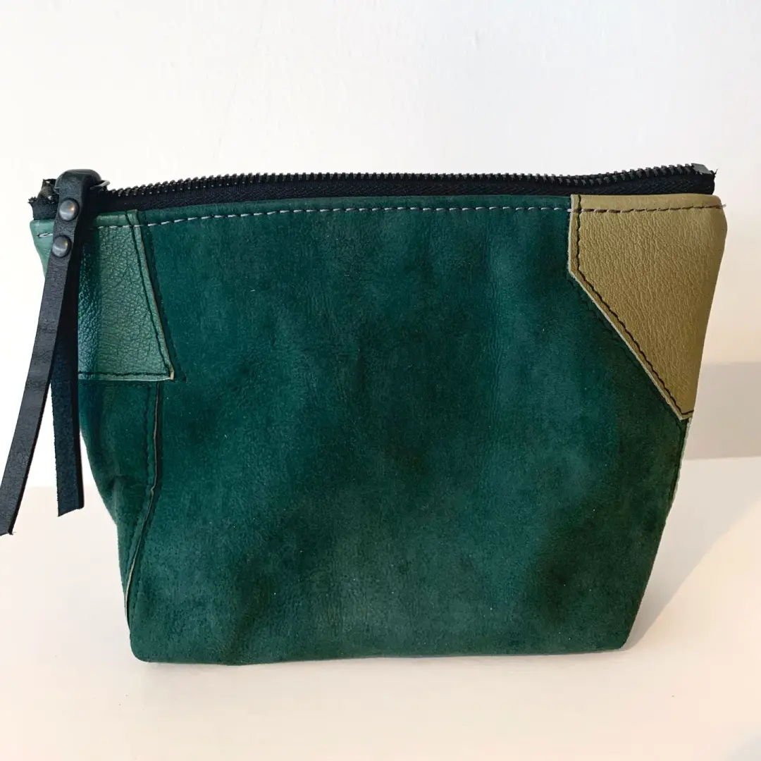 Forest Floor Reclaimed Leather Essentials Bag