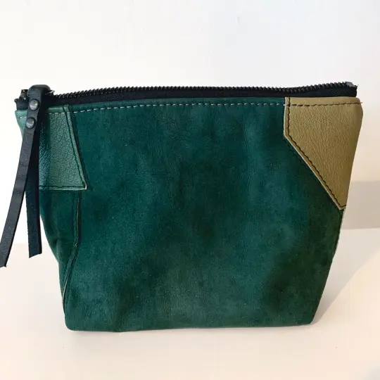Forest Floor Reclaimed Leather Essentials Bag