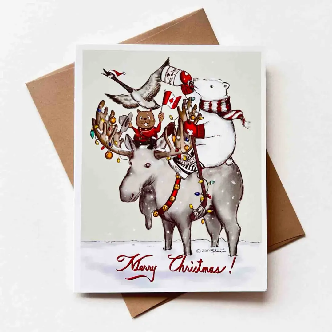 The Most Canadian Christmas Card, Wholesale Pack of 6