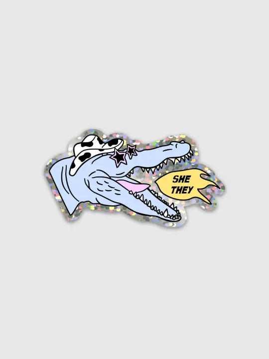 She/They Sticker