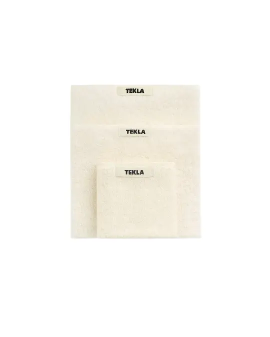 Tekla Terry Bath Towel Ivory