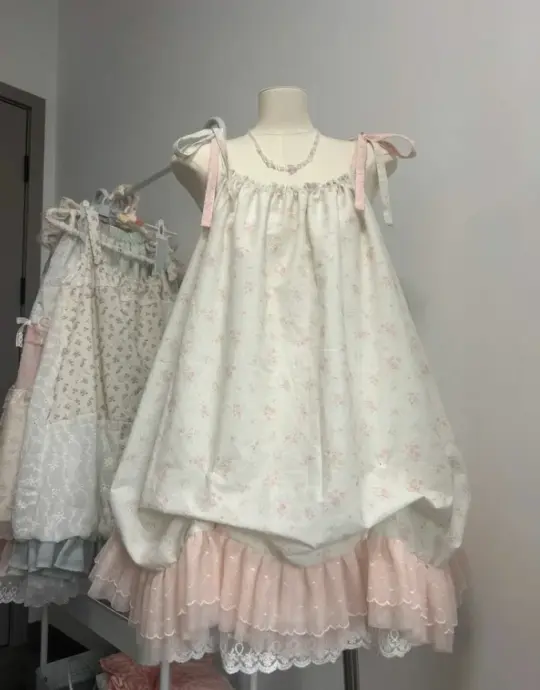Pink Pink and White Homecoming Dress ,A-Line Spaghetti Straps Mini Summer Dress Cami Dress RS1108