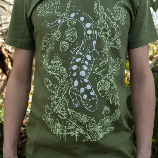 [SCREENPRINTED TEE SHIRT] Salamander Woods