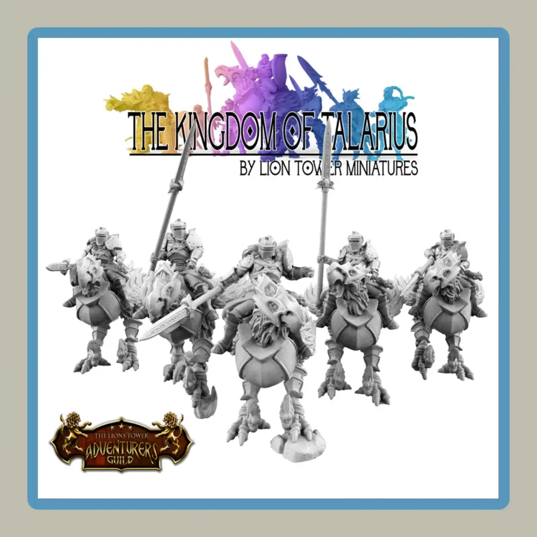 32mm scale Kingsguard heavy cavalry