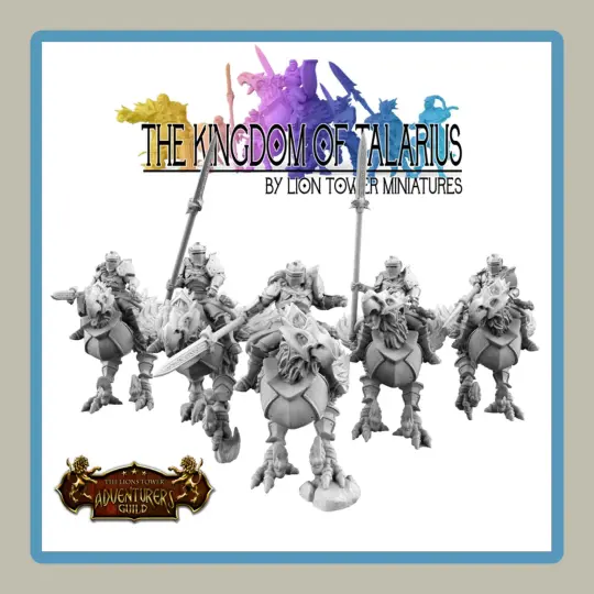 32mm scale Kingsguard heavy cavalry