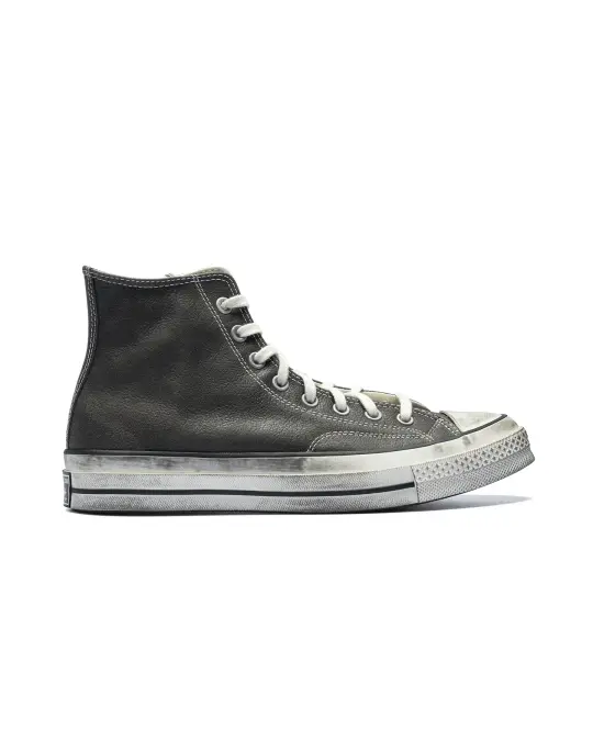 Converse CT 1970s Hi Burnished Leather Black/Egret/Blue A20047C