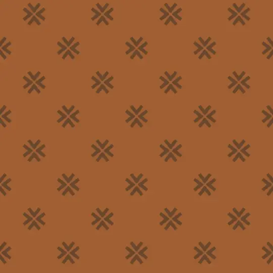 Brown Geometric from Orchard House