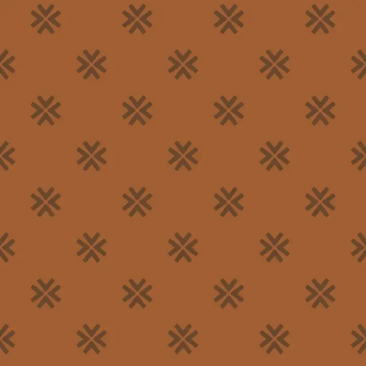 Brown Geometric from Orchard House