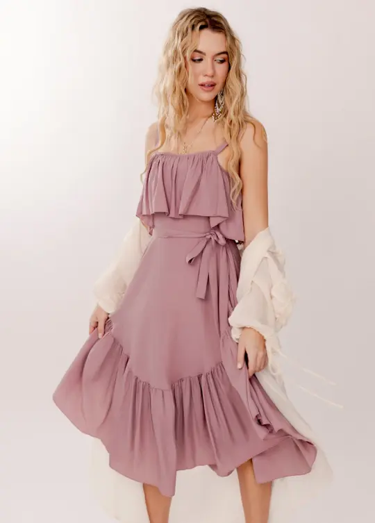 Basil Dress in Lilac