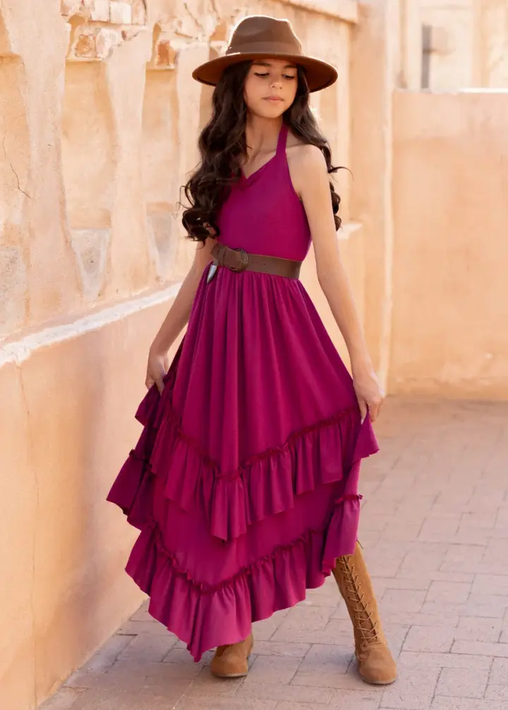 Jenny Dress in Berry