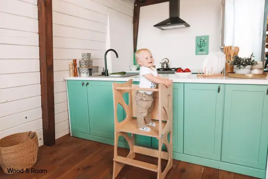 Montessori Wooden Kitchen Tower | Learning Tower