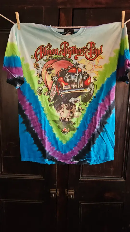 Allman Brothers Tie Dye vintage reproduction t-shirt, XL