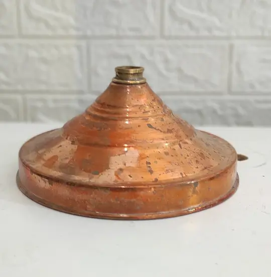 Solid Copper Round ShowerHead
