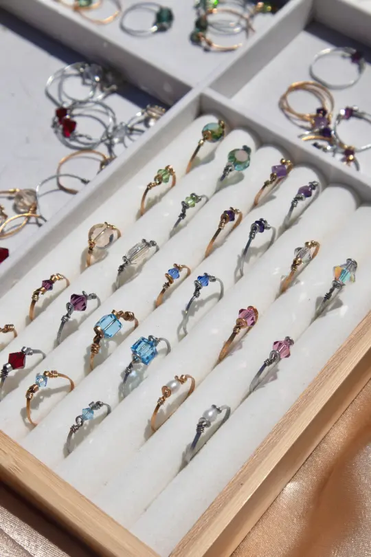Birthstone Gem Rings