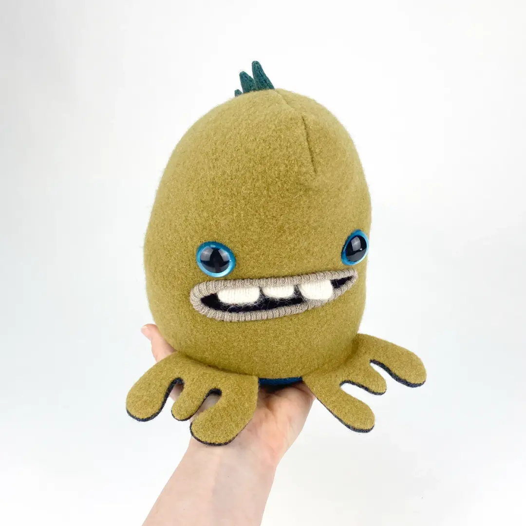 Trenton the handmade my friend monster™ plushie