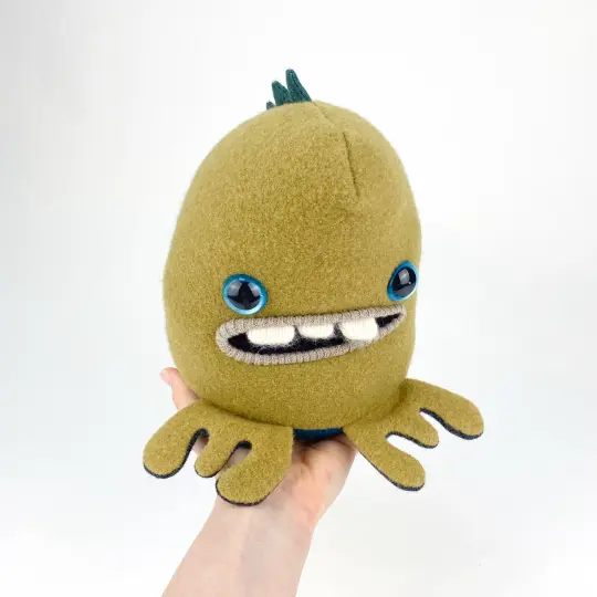 Trenton the handmade my friend monster™ plushie