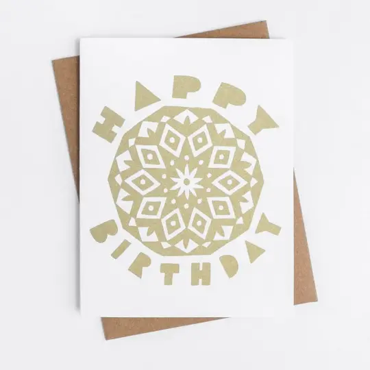 Birthday Mandala Card