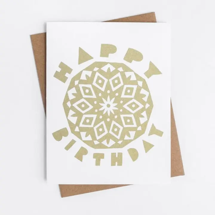 Birthday Mandala Card