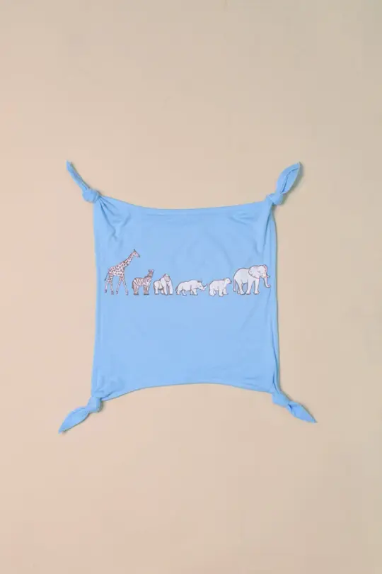 Baby Soother - Blue Animal March