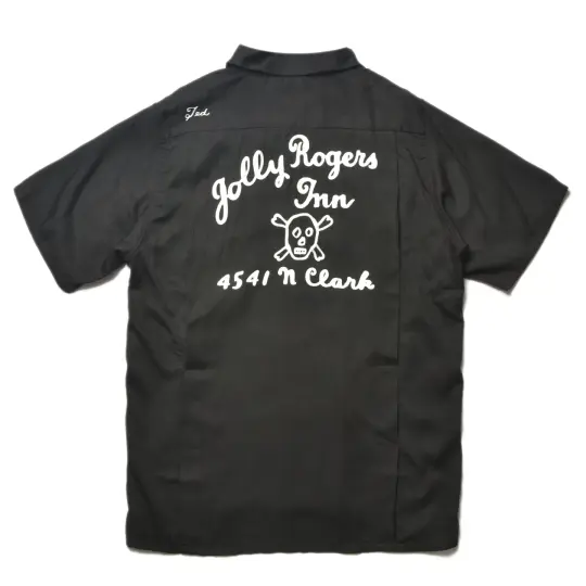 RAYON BOWLING SHIRT  / JOLLY ROGER