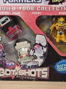 Transformers Bot Shots - Sentinel Prime, Prowl, & Bumblebee