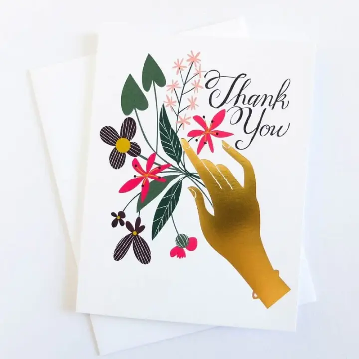 Nosegay Thank You Card
