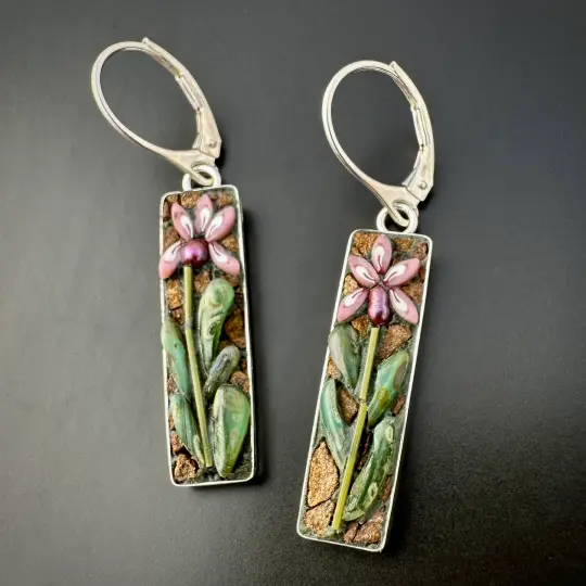 Orchid Earrings