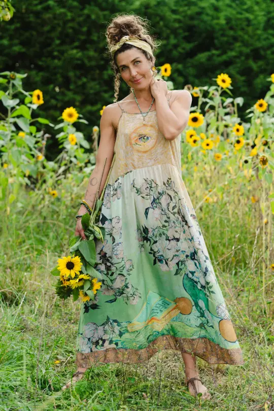 I Paint My Dream Bohéme Slip Dress