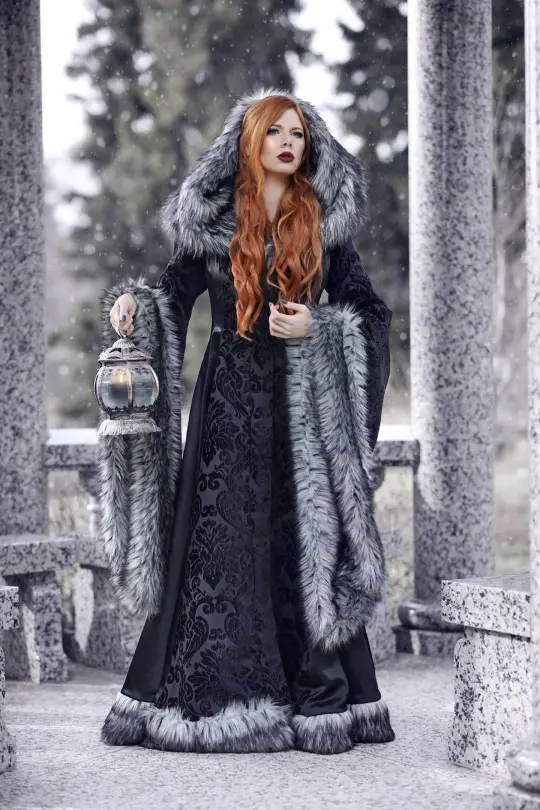 Goth Queen Coat Dress