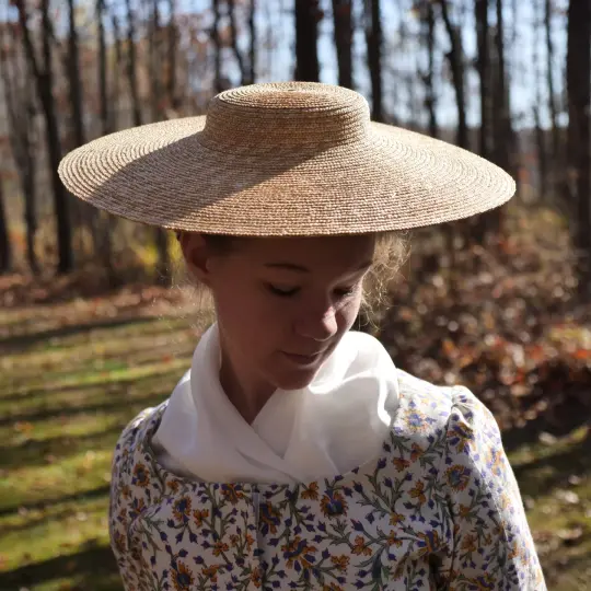 Ladies Straw Hat 15"