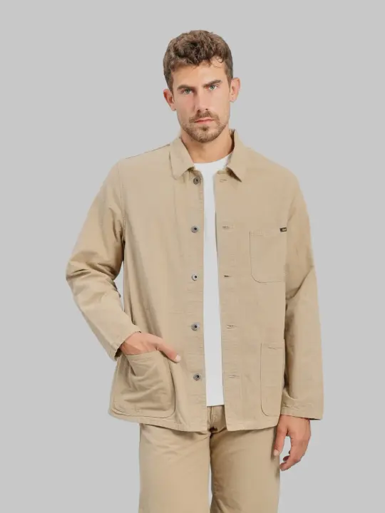 ONI Denim 03500-8BE "Beta Chambray Beige" 8oz Coverall