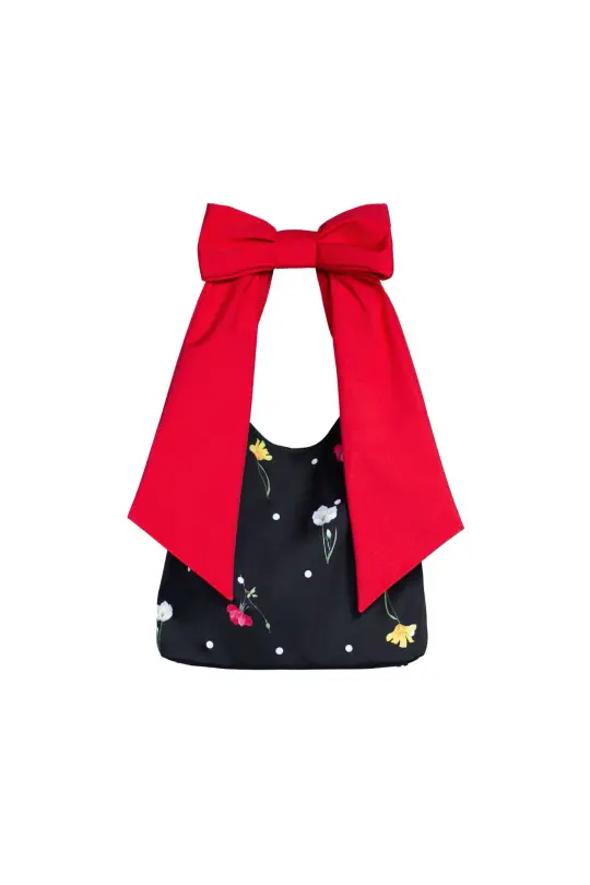 Bow Tote Bag | Cosmic Bloom