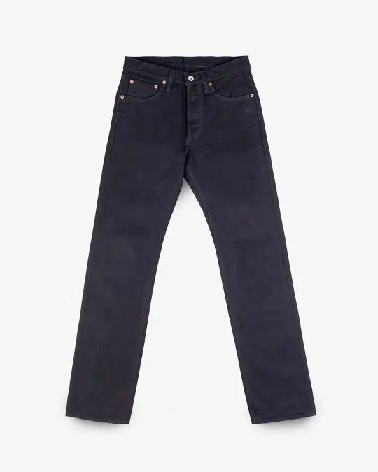 14oz Selvedge Denim Straight Cut Jeans - Indigo/Black