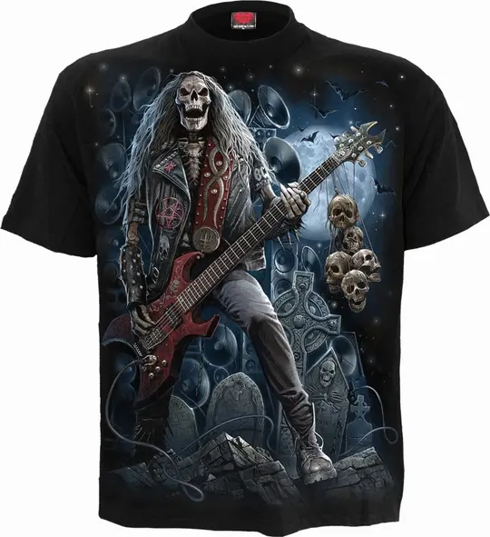 GRIM ROCKER T-Shirt Black - Premium Quality