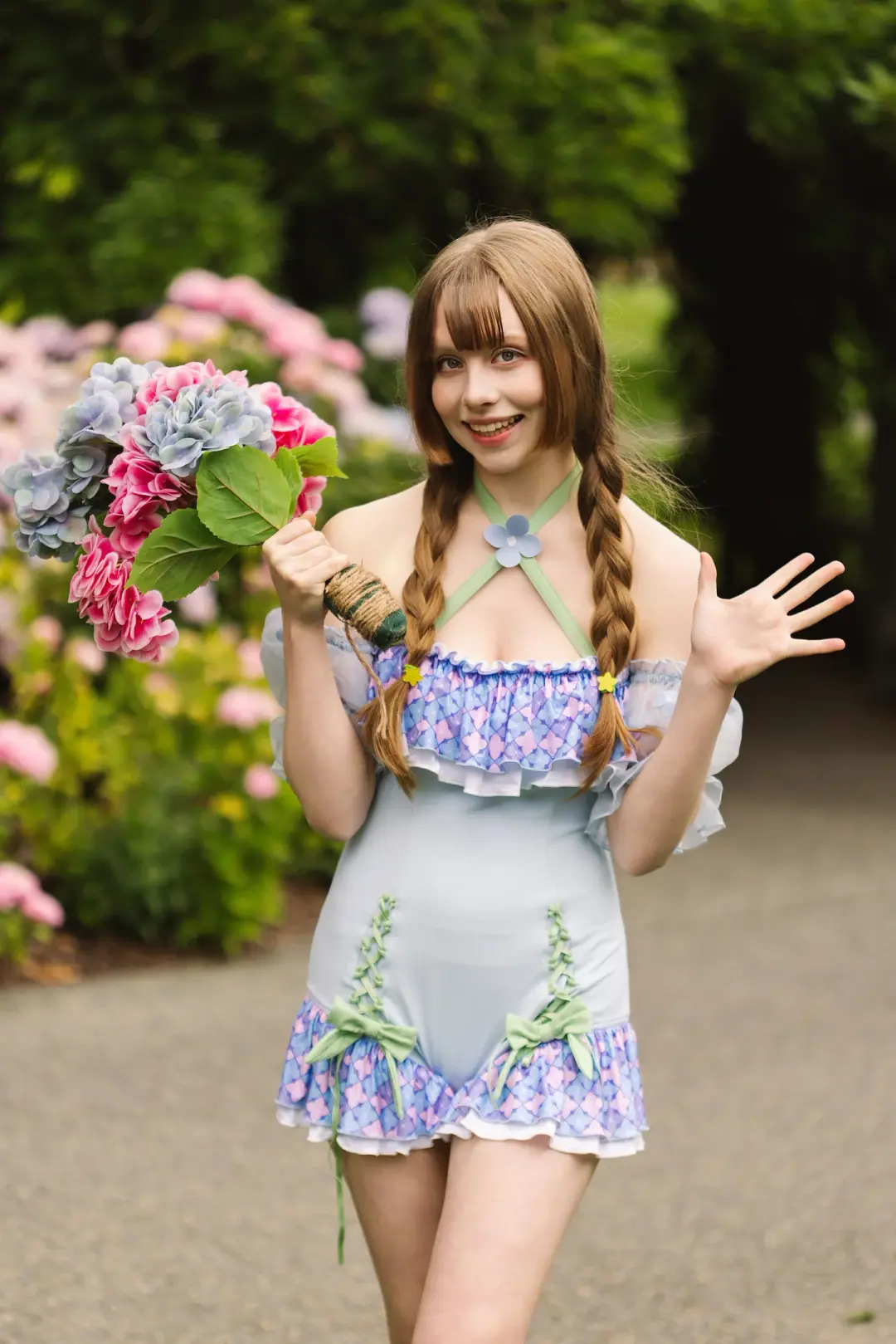 Hydrangea One-Piece Swimsuit (Limited Pre-Order) (ESD: November 5th - 15th, 2026)