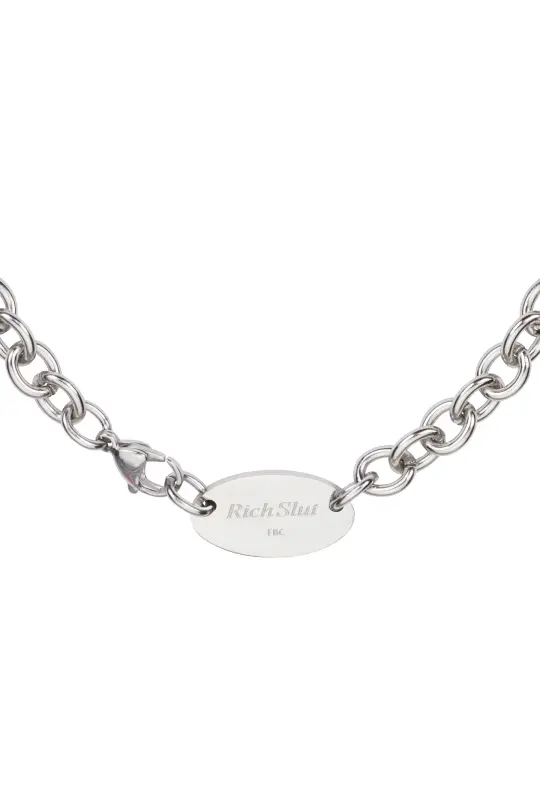 Rich Slut Stainless Steel Necklace
